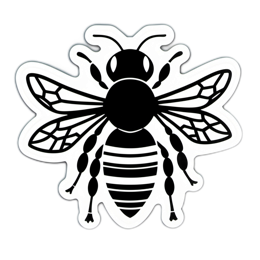 blackbee SVG PNG design with clean design elements