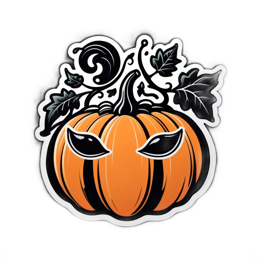 cute pumpkin SVG PNG design with clean design elements