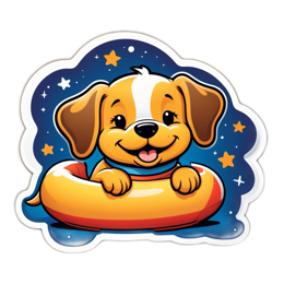 playful cartoon dog SVG PNG design