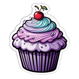 cupcake vibrant SVG PNG design with clean design elements