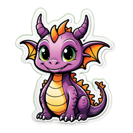 dragons characters SVG PNG design with clean design elements