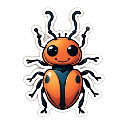fantasy cute ant SVG PNG design with clean design elements