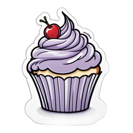 cupcake cherry SVG PNG design