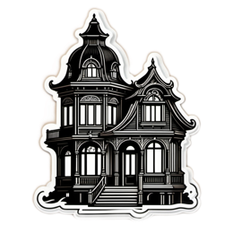 fantasy victorian house SVG PNG design