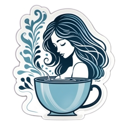 coffee girl SVG PNG design