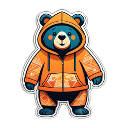 fashion bear SVG PNG design