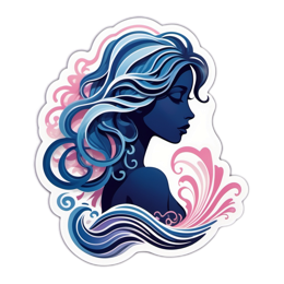 beautiful woman SVG PNG design with clean design elements