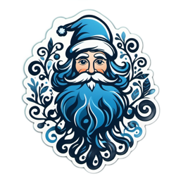 santa SVG PNG design with clean design elements