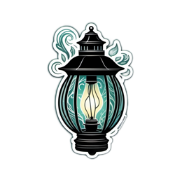 lantern artistry SVG PNG design with clean design elements