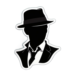 sticker silhouette SVG PNG design with clean design elements