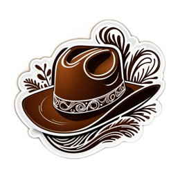 hat sticker SVG PNG design with clean design elements
