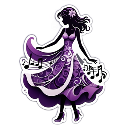 dancing silhouette SVG PNG design