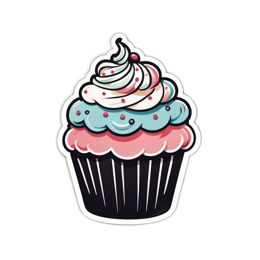 cupcake sweetness SVG PNG design with clean design elements