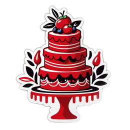 cake stickers SVG PNG design