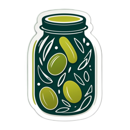 pickles illustration SVG PNG design with clean design elements