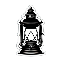 lantern sticker SVG PNG design with clean design elements
