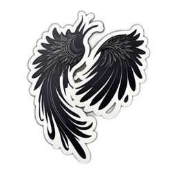 black bird SVG PNG design