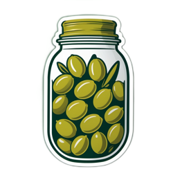olives jar SVG PNG design