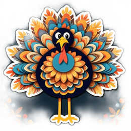 turkey SVG PNG design with clean design elements