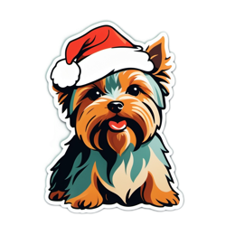 christmas dog SVG PNG design with clean design elements