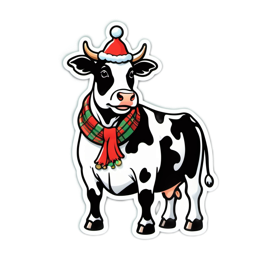 christmas cow SVG PNG design