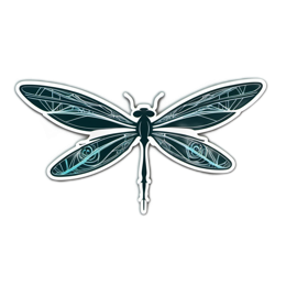 dragonfly SVG PNG design with clean design elements