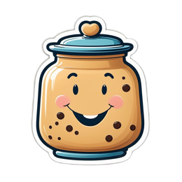 cookies sticker SVG PNG design with clean design elements