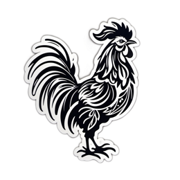 chicken SVG PNG design with clean design elements