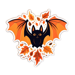 fantastic bat leaves SVG PNG design with clean design elements