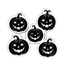 stickers pumpkin SVG PNG design with clean design elements