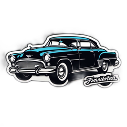 vintage car SVG PNG design with clean design elements