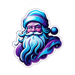 christmas sticker SVG PNG design