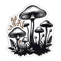 fungi mushrooms botanical SVG PNG design