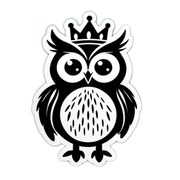 owl king SVG PNG design with clean design elements