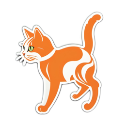 pet cat SVG PNG design with clean design elements