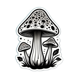 fungi SVG PNG design with clean design elements