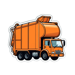 transport truck SVG PNG design with clean design elements