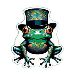 illustration frog SVG PNG design