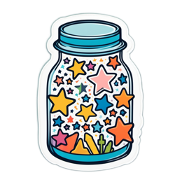 stars colorful SVG PNG design