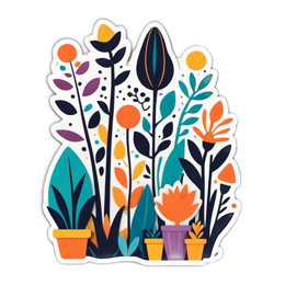 nature flowers SVG PNG design with clean design elements
