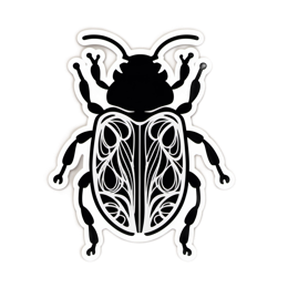 beetle SVG PNG design with clean design elements