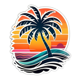 nature sunset SVG PNG design with clean design elements