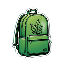 bag leaves SVG PNG design with clean design elements
