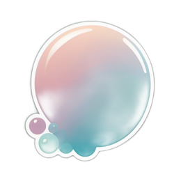 bubble colorful SVG PNG design