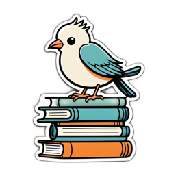 bird books SVG PNG design with clean design elements
