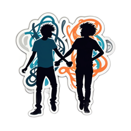 friends sharing SVG PNG design