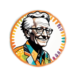 portrait colorful SVG PNG design with clean design elements