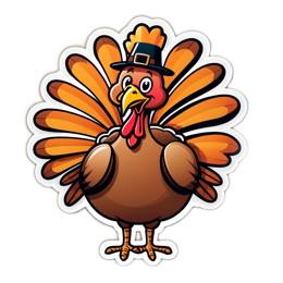 turkey thanksgiving SVG PNG design with clean design elements