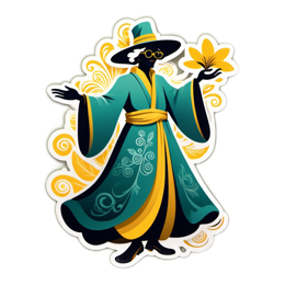 wizard SVG PNG design with clean design elements