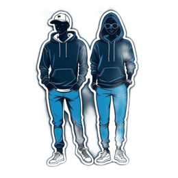 fashion stickers SVG PNG design with clean design elements
